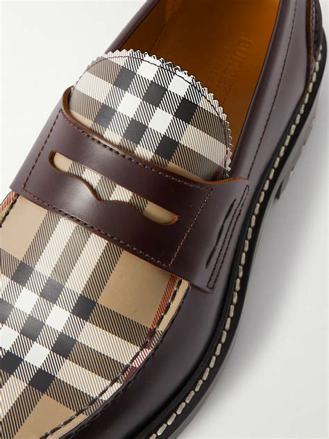burberry penny loafers